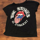 Bravado T-shirt Medium M 2014 The Stones In Concert femme noir manches courtes