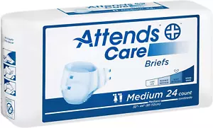 Care Incontinence Disposable Briefs, Medium, 32"-44" Waist Tab Closure, Heavy Ab - Picture 1 of 4