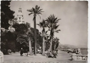 RPPC Monte Carlo Les Terrasses Du Casino Impreso en Francia Sin Publicar Negro Blanco - Imagen 1 de 2