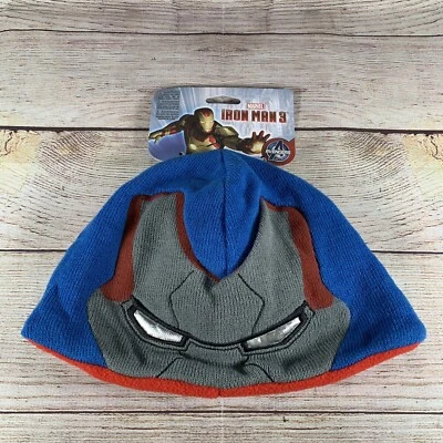 Marvel Avengers Iron Man 3 Youth Kids Snow Winter Hat Cap - Image 1 of 4