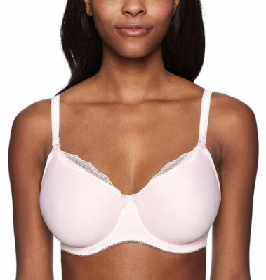 FREYA Pure Molded Underwire Nursing Bra Sz 32E Soft Pink Easy Clasp MSRP $70 EUC - Image 1 of 4