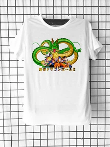 Tee-shirt DBZ Dragon Shenron et Calligraphie Japon manga animé Mixte et Enfant - Foto 1 di 3