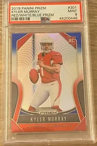PSA 9 Mint KYLER MURRAY Red White Blue Prizm ROOKIE! 2019 PANINI PRIZM Rc #301 - Picture 1 of 7