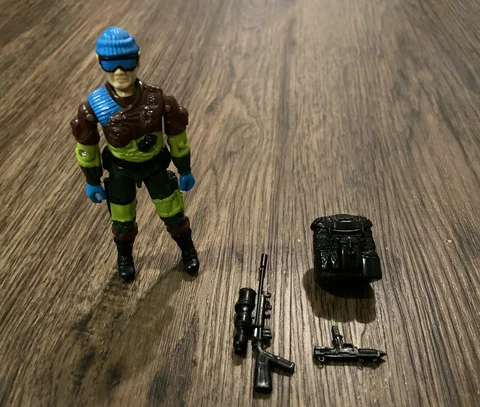 1989 GIJOE ACTION FORCE SGT SLAUGHTERS MARAUDERS LOWLIGHT v2 99% C9 1990 UK EURO Cover
