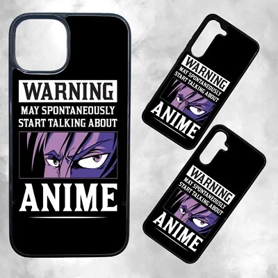 Anime Manga cartoon Phone Case for Samsung For iPhone Silicone Rubber sided - Image 1 of 3
