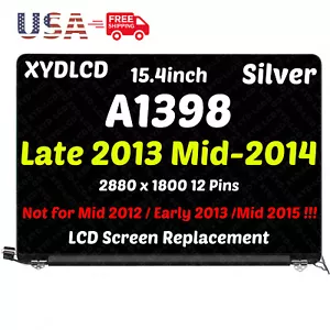 for MacBook Pro Retina 15.4" A1398 Mid 2014 MGXC2 MGXA2 LCD Complete Assembly - Picture 1 of 5