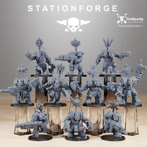 Orkaz Skullkrushers (10) - Station Forge - Space Orks Tabletop Wargaming Boyz - Picture 1 of 8