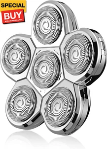 6D Blade Replacement Heads,Electric Shaver Replacement Head for Electric Razor f - Picture 1 of 6