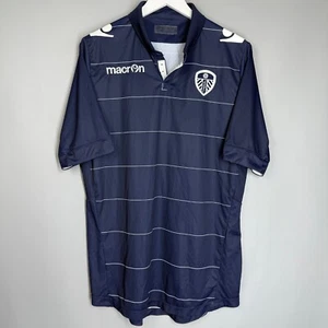 LEEDS UNITED 2014/2015 AWAY FOOTBALL SHIRT KIT SOCCER JERSEY MACRON MENS L LARGE - Picture 1 of 6