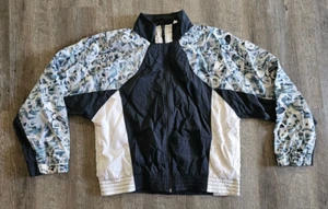 Reebok Damen Größe M Vintage 90er Nylon Trainingsjacke Windbreaker Retro 80er - Bild 1 von 4