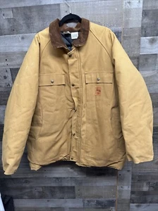 Vintage 80s Walls Premium 1/18 Canvas Jacke Herren 2X Top Workwear Braun - Bild 1 von 7