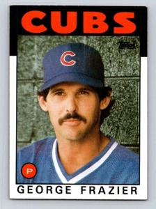1986 Topps #431 George Frazier Chicago Cubs - Imagen 1 de 2
