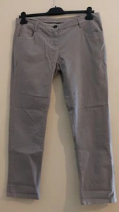 Brunello Cucinelli Women's Chino Pants Trouser Grey Size uk 14 eu 42 - Picture 1 of 10