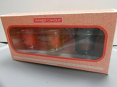 Juego de 3 velas votivas tropicales Yankee Candle de regalo L Foto 1 de 2