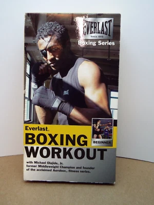 EVERLAST BOXING WORKOUT ''BEGINNER'' WITH MICHAEL OLAJIDE JR. HARD TO FIND TAPE - Image 1 of 4