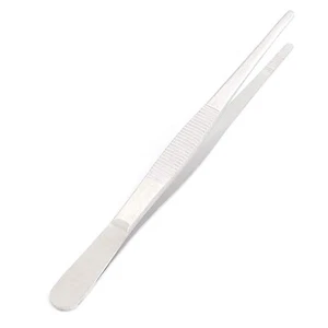 Verbandspinzette 8" Gewebe Daumenpinzette 2,6 cm gezackte Spitze chirurgische Werkzeuge - Bild 1 von 4