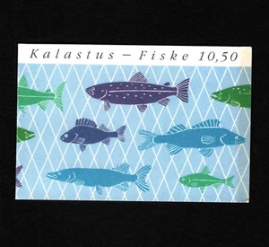Folleto completo de pescado de Finlandia Sc#863 montado sin montar o nunca montado 34759 - Imagen 1 de 1