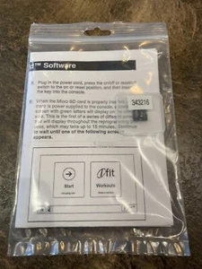 NordicTrack X9i Laufband Konsole Umprogrammierung Micro SD Karte 343216 & Anleitung - Bild 1 von 2