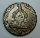 1935 HONDURAS XF++ UN LEMPIRA NICELY TONED .900 Silver Coin, FREE SHIPPING USA