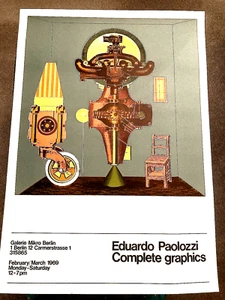 Eduardo Paolozzi Metaphysical Translations Galerie Mikro 1969 Poster - Picture 1 of 4