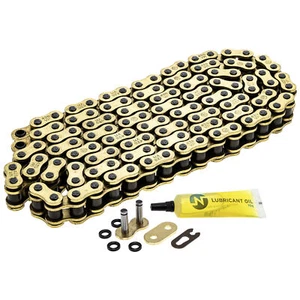 NICHE Gold 428 X-Ring Chain 120 Links With Connecting Master Link Motorcycle - Picture 1 of 8