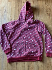 GUESS Spellout Men’s Sz Medium All Over Logo Red White Hoodie Sweatshirt - Picture 1 of 3
