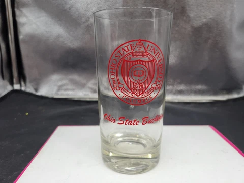 Vintage Ohio State University NCAA Buckeyes  Glass Cover