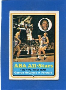 1973 TOPPS BASKETBALL #180 GEORGE MCGINNIS INDIANA PACERS HOF VGEX BELLO! - Foto 1 di 2