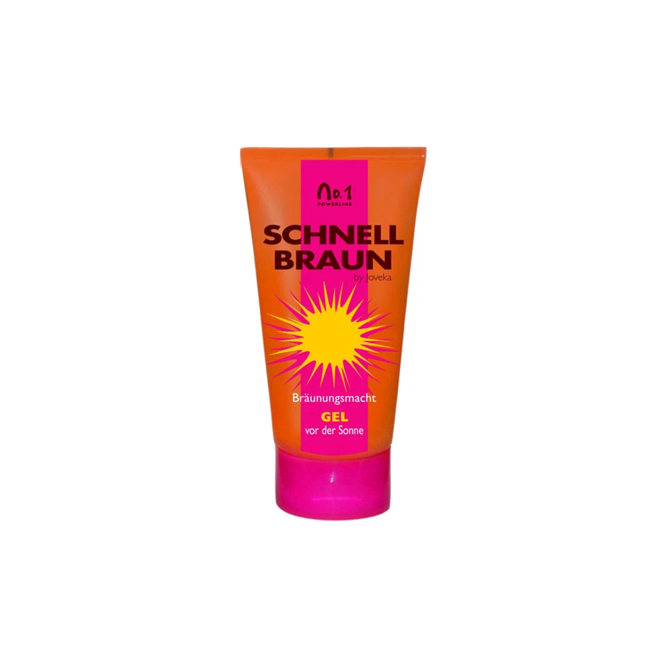 Joveka Schnellbraun Gel 150ml Sonnenbank Bräunungsbeschleuniger Solarium Creme