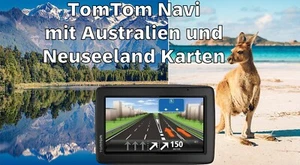GPS 5" TomTom Navi mit Australien und Neuseeland Karten von 2025 TOP für Urlaub - Bild 1 von 5