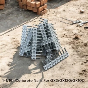 1-1/16’’  Concrete Nails For  Gx3/Gx120/Gx100 (1000 Pins 27mm) HILT - Picture 1 of 10