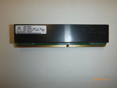 Netlist 1GB 2Rx8 PC2-5300F-555-11-B0 1GB - Image 1 of 4