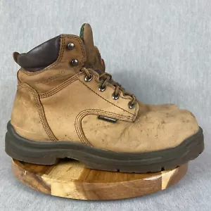 Red Wing King Toe Work Boots Mens Size 9 E2 Wide Brown Safety Toe Waterproof - Picture 1 of 10