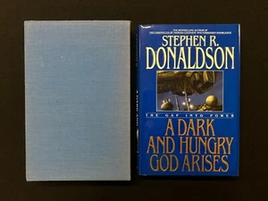 A DARK AND HUNGRY GOD ARISES Stephen R. Donaldson SIGNED Limited slipcase GAP - Picture 1 of 6