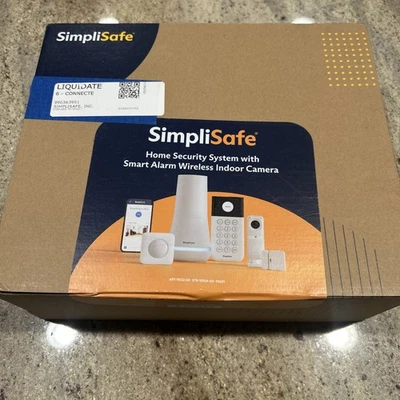 SimpliSafe Home Security System, Indoor And Outdoor Cameras 8 Pc NEW - Image 1 of 3