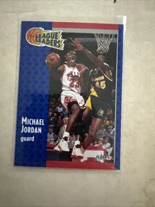 1991-92 Fleer - League Leaders Michael Jordan #220 - Bild 1 von 2