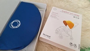New Bugaboo Bee 3 /5 / 6 Plus extendable Sun Canopy / hood Royal Blue - Picture 1 of 10