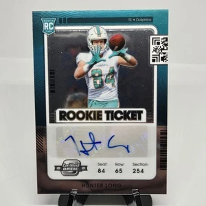 2021 Panini Contenders Optic Rookie Ticket #171 Hunter Long Autograph Rookie RC  - Picture 1 of 2