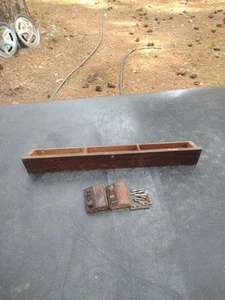 Treadle Sewing Machine Desk Table Tilt Out Front Drawer with Mounting Hardware - Picture 1 of 9
