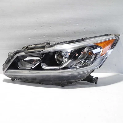 2016-2017 Honda Accord Base Sedan Halogênio DRL LED Conjunto de Farol Esquerdo Fabricante de Equipamento Original - Imagem 1 de 4
