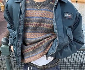 90s US Schott CWU-R Flight Jacket USAF Short Leather Men size M Excellent - Picture 1 of 17