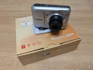 Canon Powershot A800 fotocamera digitale - argento - scatola - spedizione veloce - Foto 1 di 23