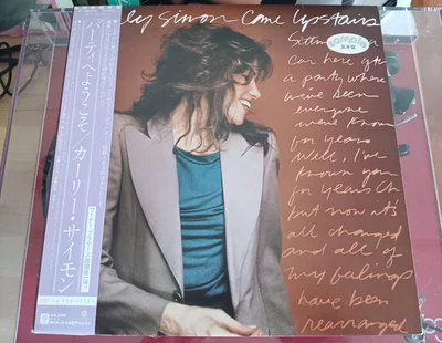 Carly Simon Come Upstairs Promo Japan P-10832W OBI EX EX- Play - Image 1 of 4