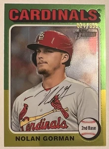 2024 Topps Heritage High Number ~ Nolan Gorman ~ Chrome /699 #173 ~ Cardinals - Picture 1 of 2