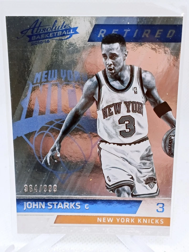Panini Absolute Retired 2015-16/999 John Starks #157 Foto 1 de 1