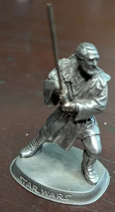 1999 Star Wars Rawcliffe Pewter Qui-Gon Jinn Episode 1, Figure - Picture 1 of 5