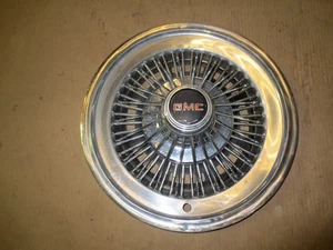 1975 75 GMC Sierra Truck Hubcap Rim Wheel Cover Hub Cap 15" WIRE SPOKE OEM USED - Picture 1 of 21