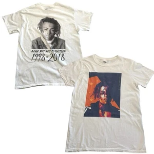 Lot/2 XXXTENTACION Memorial T Shirt Sz M Gone But Never Forgotten White Tees - Picture 1 of 13