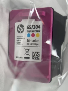 HP 65/304 65 OEM Color Ink Cartridge ENVY 5010 5055 5052 Deskjet 2600 2652 2636 - Picture 1 of 2