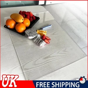 Rectangle Cutting Board Acrylic Transparent Chopping Board Non-slip Kitchen Tool - Picture 1 of 16